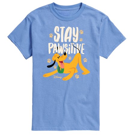 Disney Classics - Cats & Dogs - Stay Pawsitive - Men's Short Sleeve Graphic T-Shirt