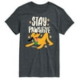 thumbnail image 1 of Disney Classics - Cats & Dogs - Stay Pawsitive - Men's Short Sleeve Graphic T-Shirt, 1 of 4