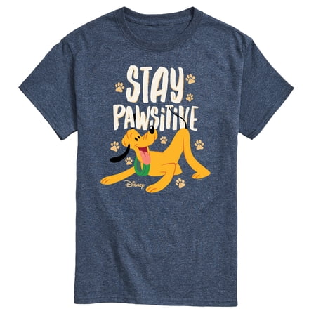 Disney Classics - Cats & Dogs - Stay Pawsitive - Men's Short Sleeve Graphic T-Shirt