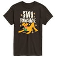 thumbnail image 1 of Disney Classics - Cats & Dogs - Stay Pawsitive - Men's Short Sleeve Graphic T-Shirt, 1 of 3