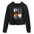 thumbnail image 1 of Disney Classics - Cats & Dogs - Un Deux Trois Cat - Juniors Cropped Pullover Hoodie, 1 of 5