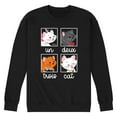 thumbnail image 1 of Disney Classics - Cats & Dogs - Un Deux Trois Cat - Men's Crew Neck Fleece Pullover, 1 of 5