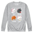 thumbnail image 1 of Disney Classics - Cats & Dogs - Un Deux Trois Cat - Men's Crew Neck Fleece Pullover, 1 of 5