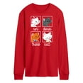 thumbnail image 1 of Disney Classics - Cats & Dogs - Un Deux Trois Cat - Men's Long Sleeve T-Shirt, 1 of 4