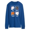 thumbnail image 1 of Disney Classics - Cats & Dogs - Un Deux Trois Cat - Men's Long Sleeve T-Shirt, 1 of 5