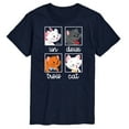 thumbnail image 1 of Disney Classics - Cats & Dogs - Un Deux Trois Cat - Men's Short Sleeve Graphic T-Shirt, 1 of 4