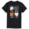thumbnail image 1 of Disney Classics - Cats & Dogs - Un Deux Trois Cat - Men's Short Sleeve Graphic T-Shirt, 1 of 4