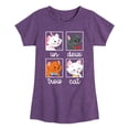 thumbnail image 1 of Disney Classics - Cats & Dogs - Un Deux Trois Cat - Toddler And Youth Girls Short Sleeve Graphic T-Shirt, 1 of 5