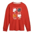 thumbnail image 1 of Disney Classics - Cats & Dogs - Un Deux Trois Cat - Toddler And Youth Long Sleeve Graphic T-Shirt, 1 of 5