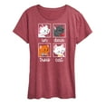 thumbnail image 1 of Disney Classics - Cats & Dogs - Un Deux Trois Cat - Women's Short Sleeve Graphic T-Shirt, 1 of 5