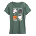 thumbnail image 1 of Disney Classics - Cats & Dogs - Un Deux Trois Cat - Women's Short Sleeve Graphic T-Shirt, 1 of 5