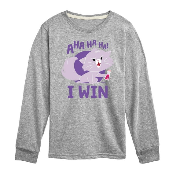 Disney Classics - Cats & Dogs - Yzma Cat I Win - Toddler And Youth Long Sleeve Graphic T-Shirt