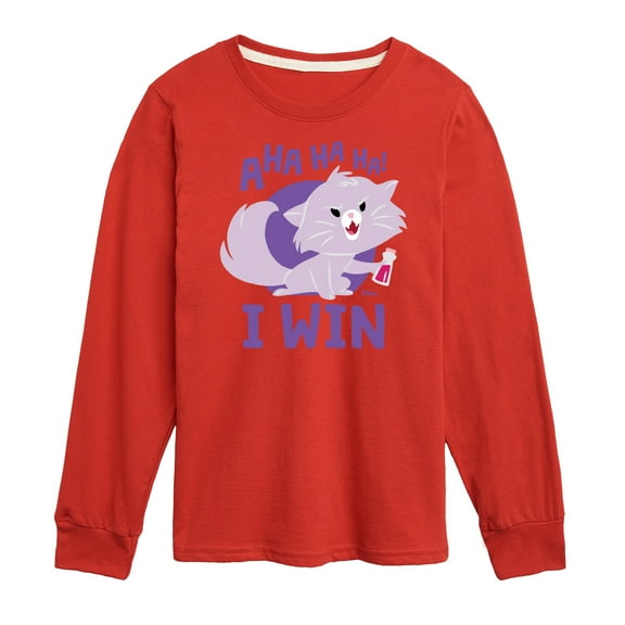 Disney Classics - Cats & Dogs - Yzma Cat I Win - Toddler And Youth Long Sleeve Graphic T-Shirt