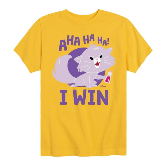 Disney Classics - Cats & Dogs - Yzma Cat I Win - Toddler And Youth Short Sleeve Graphic T-Shirt
