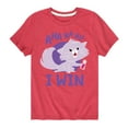 thumbnail image 1 of Disney Classics - Cats & Dogs - Yzma Cat I Win - Toddler And Youth Short Sleeve Graphic T-Shirt, 1 of 5