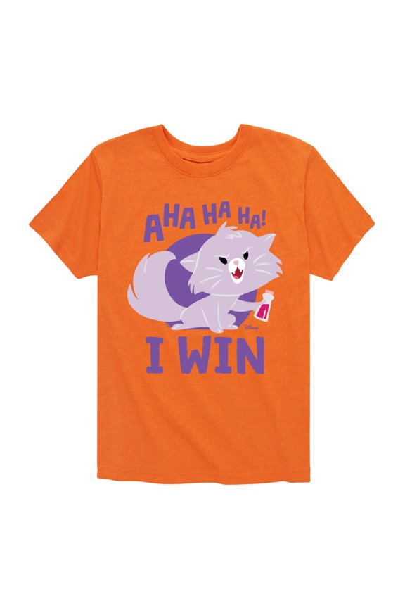 Classics - Cats & Dogs - Yzma Cat I Win - Toddler And Youth Short Sleeve Graphic T-Shirt