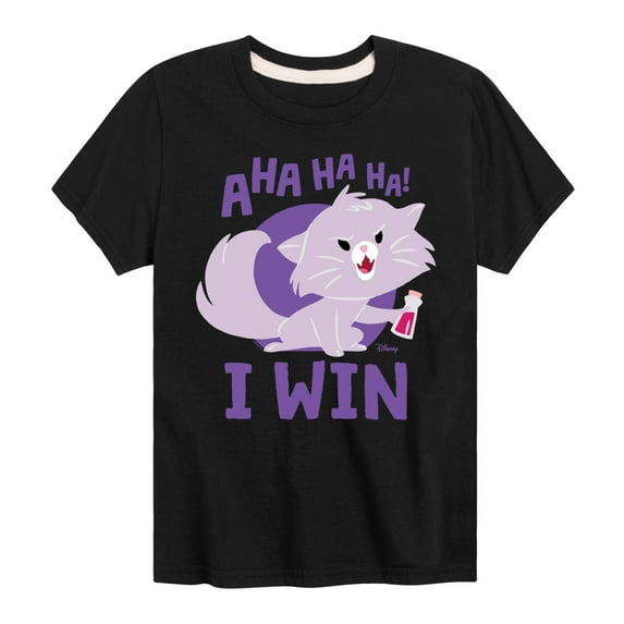 Disney Classics - Cats & Dogs - Yzma Cat I Win - Toddler And Youth Short Sleeve Graphic T-Shirt