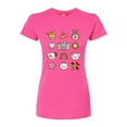 thumbnail image 1 of Disney Classics - Character Group With Icons - Juniors Fitted Graphic T-Shirt, 1 of 5