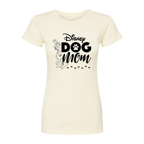 Disney - Dog Mom - Juniors Fitted Graphic T-Shirt