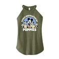 thumbnail image 1 of Disney Classics - Easily Distracted By Puppies - Juniors High Neck Tank Top, 1 of 5