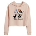 thumbnail image 1 of Disney Classics - Kitten Expurrt - Juniors Cropped Pullover Hoodie, 1 of 5