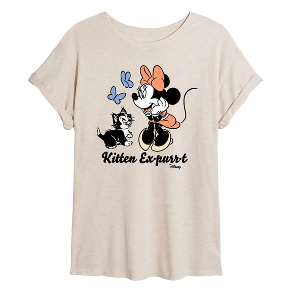 Disney Classics - Kitten Expurrt - Juniors Ideal Flowy Muscle T-Shirt