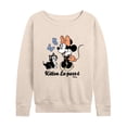thumbnail image 1 of Disney Classics - Kitten Expurrt - Women's Lightweight French Terry Long Sleeve Shirt, 1 of 4