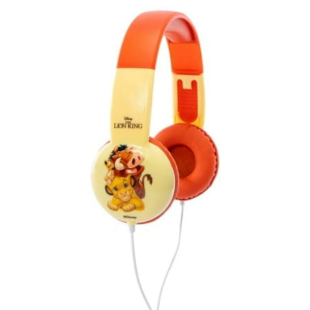 Disney Classics Lion King Kid-Safe Wired Headphones With Built-In Microphone