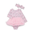 thumbnail image 1 of Disney Classics Marie Baby Girls Tutu Bodysuit with Matching Headband Set, 2 Piece, Sizes Newborn-24M, 1 of 7