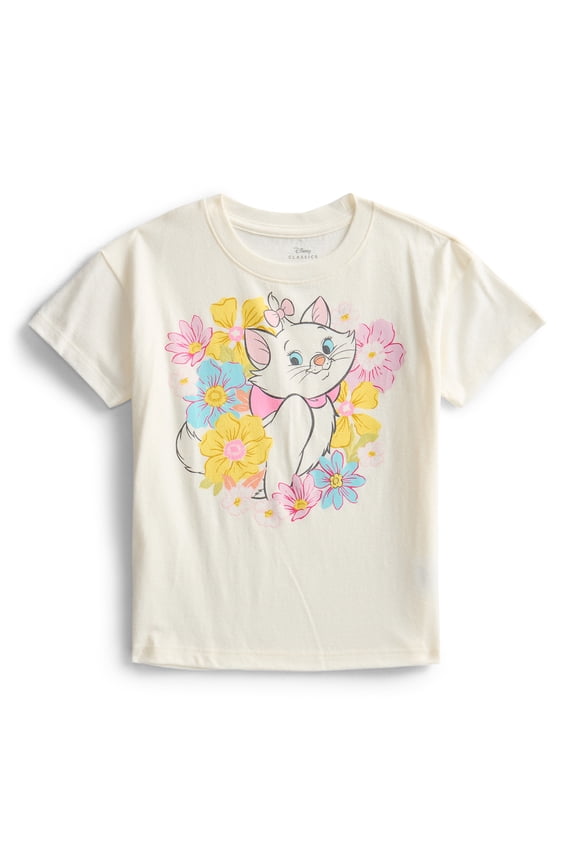 Classics Marie Toddler Graphic Crewneck Tee with Short Sleeves, Sizes 12M-5T