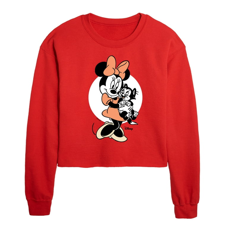Cropped disney sweatshirt hotsell