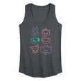 thumbnail image 1 of Disney Classics - Stacked Outline Faces - Women's Racerback Tank Top, 1 of 4