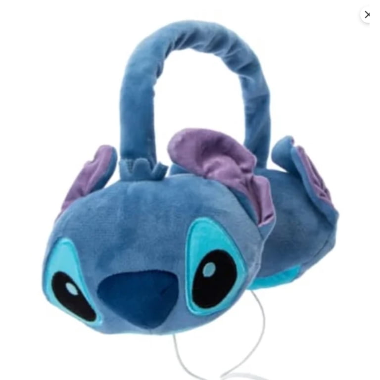 Stitch Plush Wired Headphones for Back to School & College