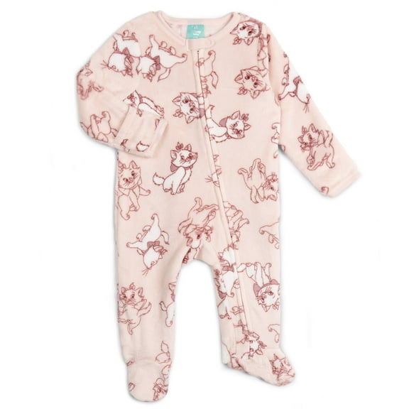 Disney Classics The Aristocats Marie Flannel Fleece Zip Up Woobie Sleep N' Play Newborn