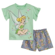 Disney Ariel T-Shirt and Twill Shorts Outfit Set Toddler