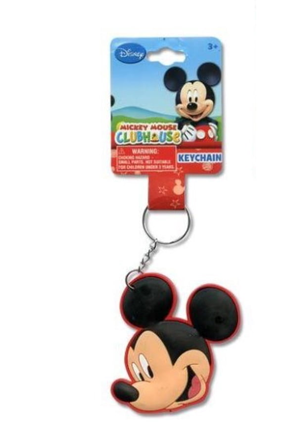 Club House Mickey Mouse Side Face PVC Key Chian Key Holder
