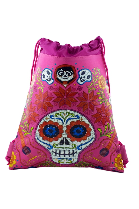 Disney Coco Pink Drawstring Bag For Multi Porposes