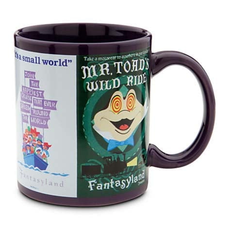 Disney Mugs - 12 oz - Fantasyland - Mr. Toad's Wild Ride - Purple - Ceramic