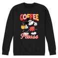 thumbnail image 1 of Disney - Coffee Please - Men's Crew Fleece Sweatshirt, 1 of 5