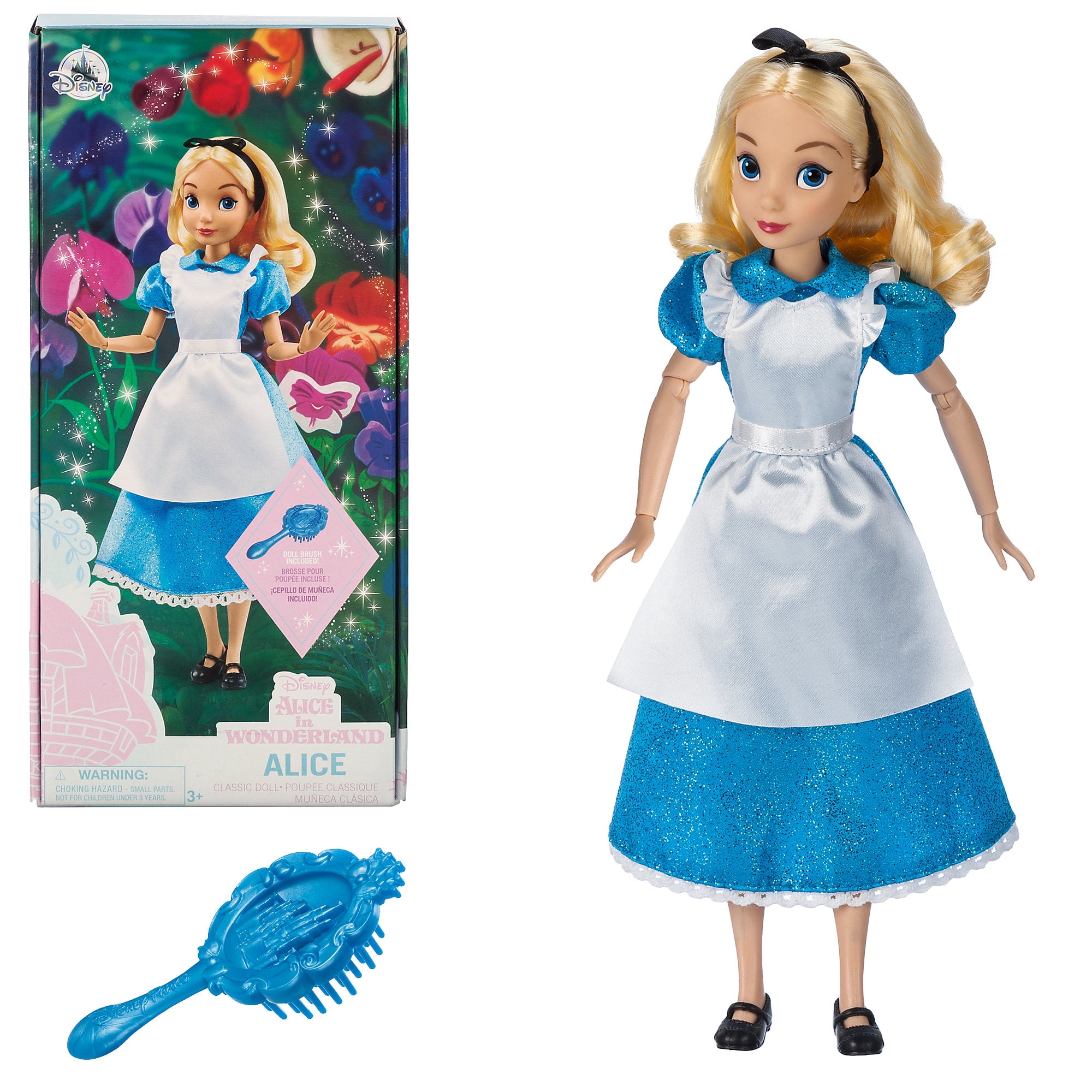 Disney, Collectible Alice Doll, Alice in Wonderland, 10 inches