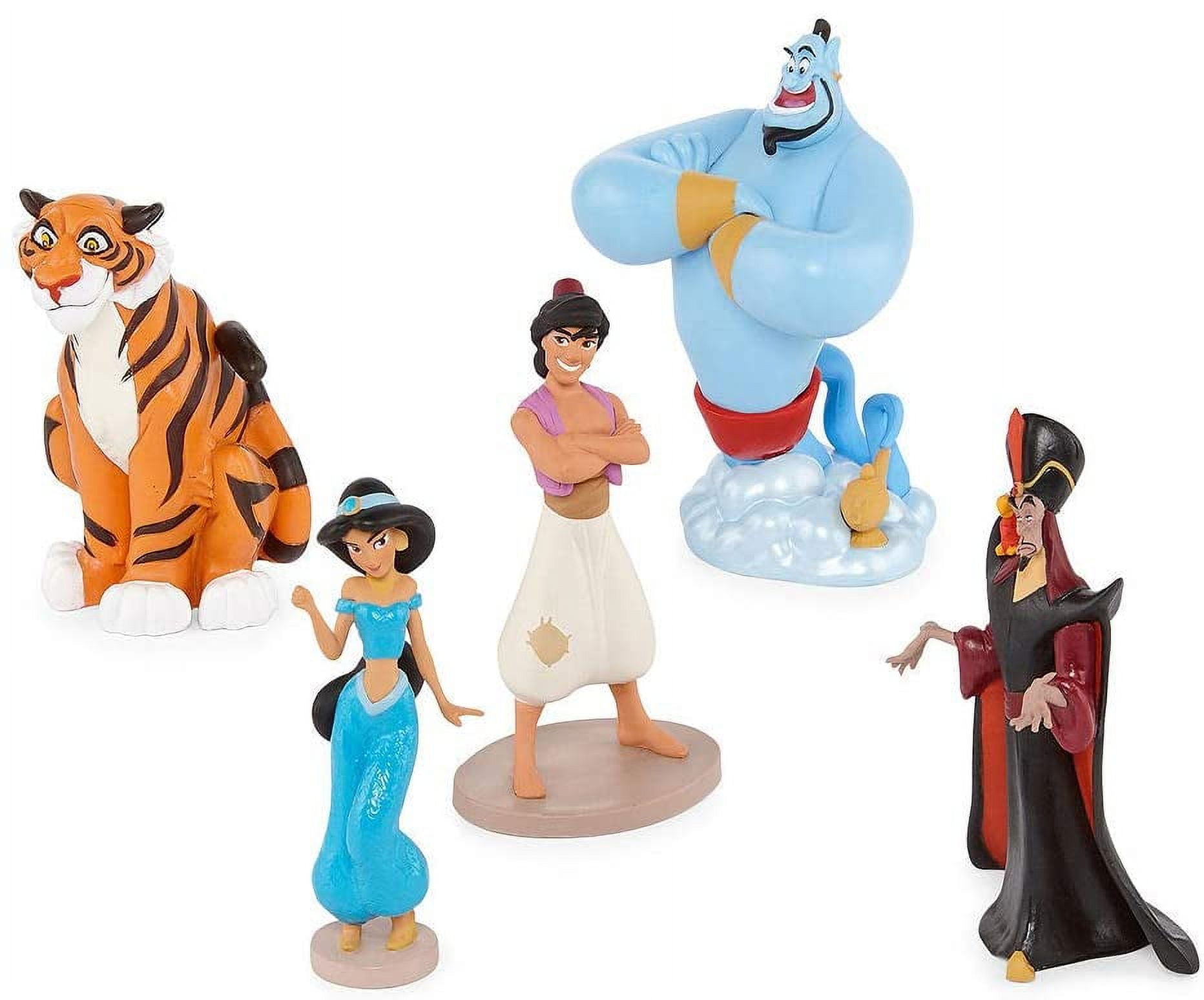 Set/10 Disney Aladdin Miniature Figurines / Disney Aladdin Mini Figurine Set  FRANCE / Walt Disney Animation Aladdin Collectibles / DISNEY 