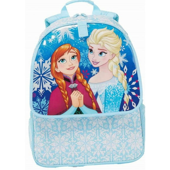 Disney Collection Frozen Anna & Elsa 15 Inch Backpack School Travel Back Pack