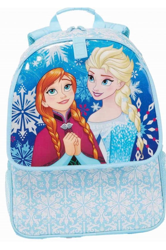 Collection Frozen Anna & Elsa 15 Inch Backpack School Travel Back Pack