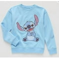 thumbnail image 1 of Disney Collection Little Kids Crew Neck Long Sleeve Lilo & Stitch Sweatshirt Size 4, 1 of 4