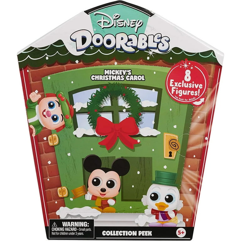 Disney Collection Peek Mickey s Christmas Carol Mystery Figure 8 Pack