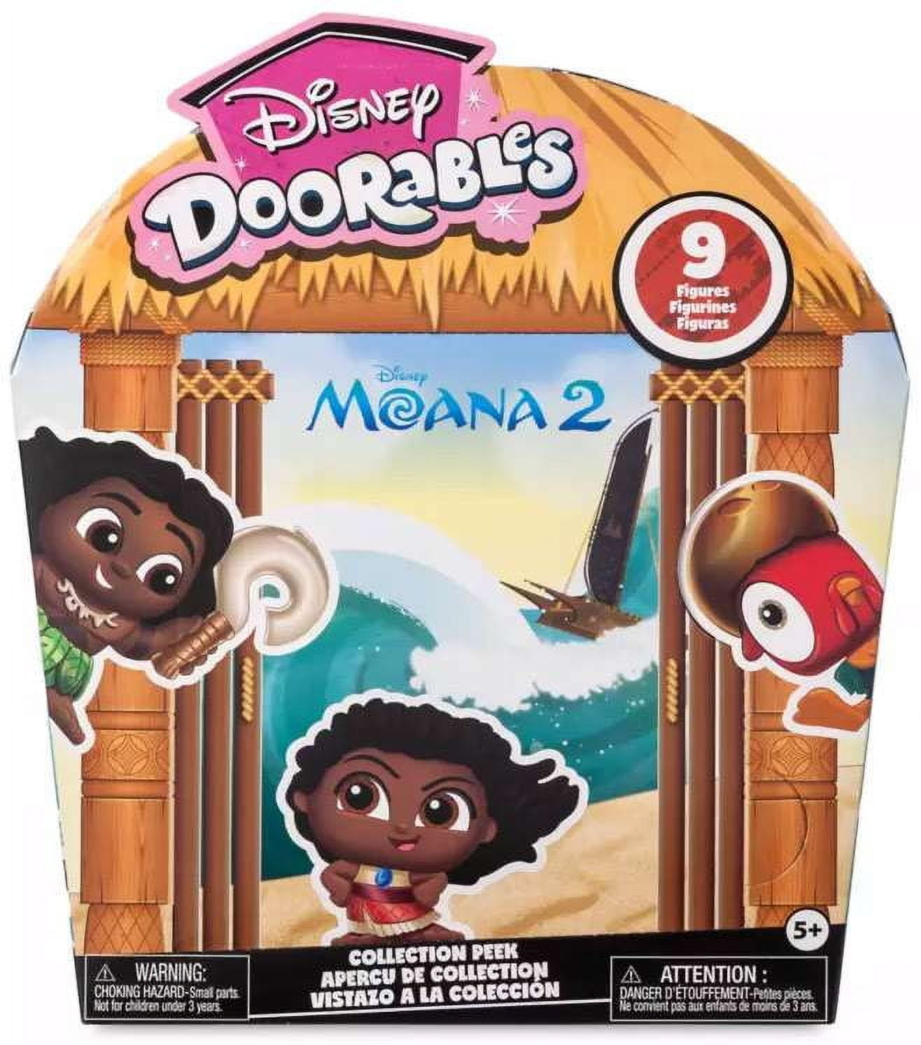 激安直営店 2 Moana Peek Collection Disney Mystery 9-Pack Figure アニメ