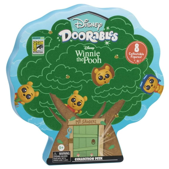 Disney Collection Peek Winnie the Pooh Mystery Figure 8-Pack (Flocked)