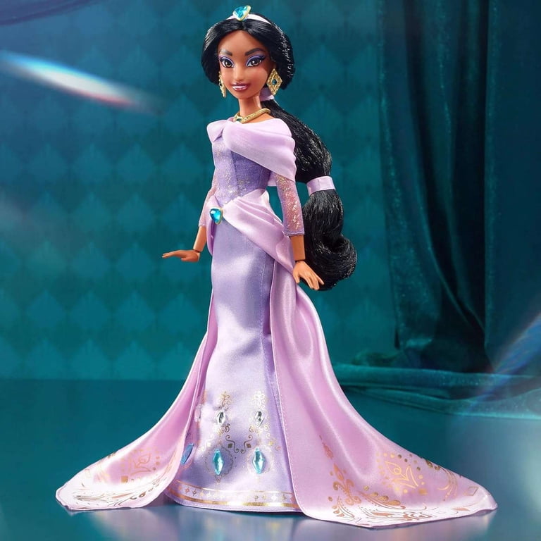 princess jasmine in a purple dress Disney Princess Radiance Collection Jasmine Collectible Doll