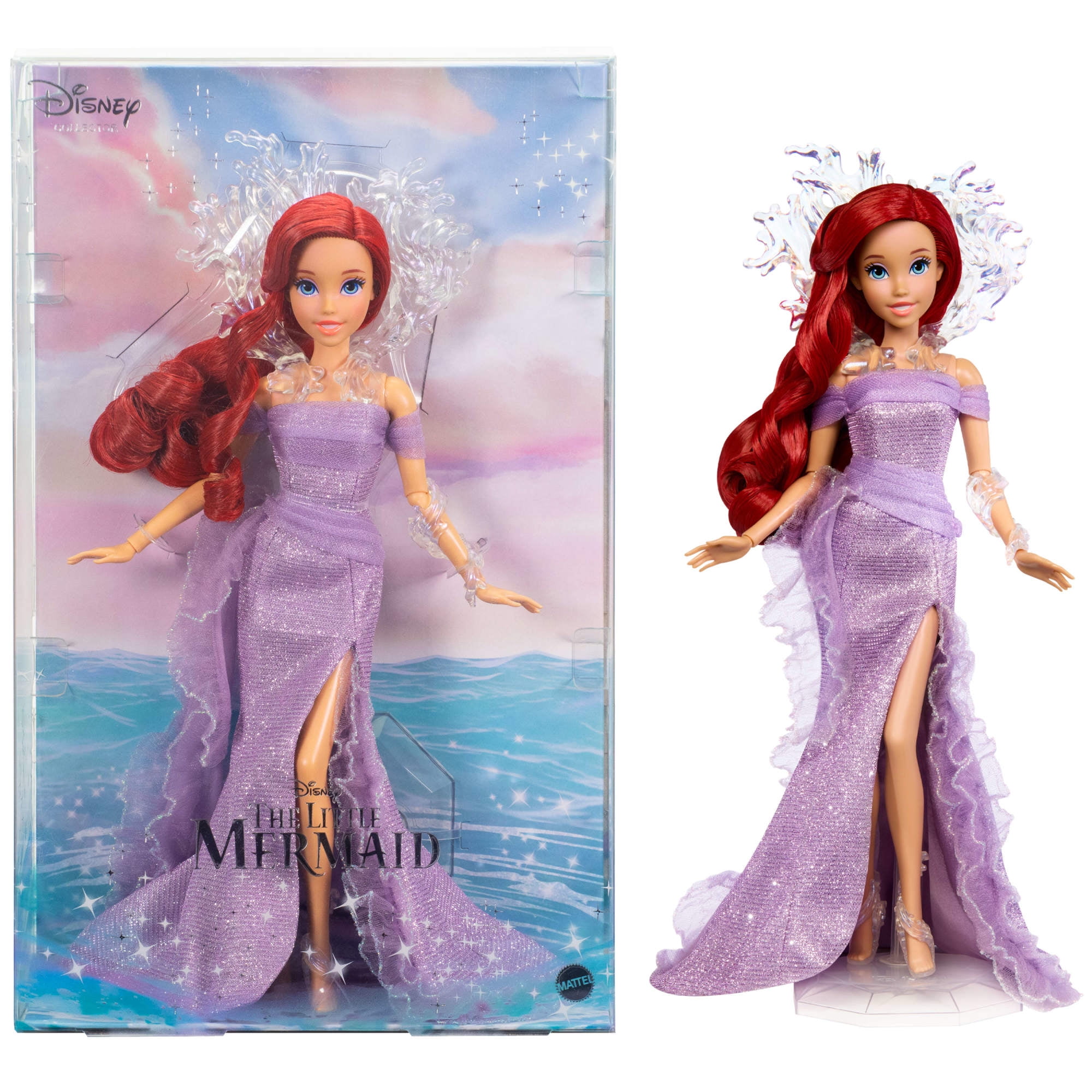 Disney Collector The Little Mermaid Ariel 35th Anniversary Doll, Gifts for Kids and Collectors