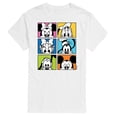 thumbnail image 1 of Disney - Colorful Character Squares - Men's Short Sleeve Graphic T-Shirt, 1 of 5